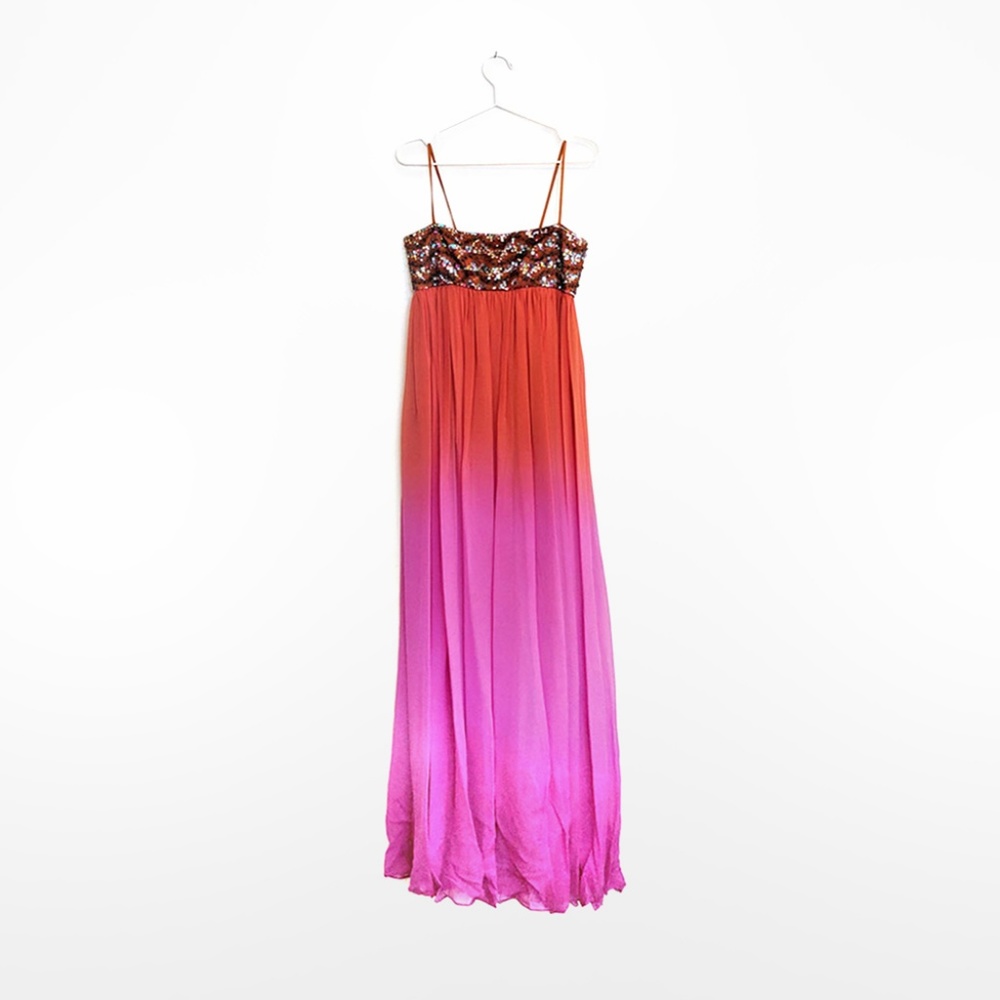 Marc Bouwer Glamit! Beaded Ombré Gown